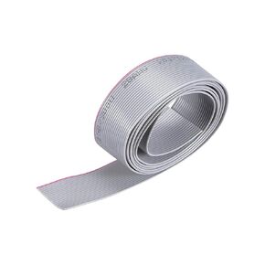 uxcell Flat Ribbon Cable Wire 1m/3.3ft Length 1.0mm Pitch 20 Pins Gray for AWM 2651 Connecting