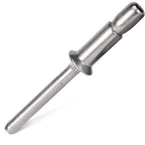 ALLCLEAN 3/16" x 5/8" Industrial-Grade Internal Lock Dome Head Structural Rivets Pop Rivets – Robust Connections Designed for Heavy-Duty Projects - 30 Pack