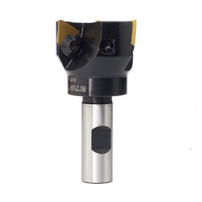 OSCARBIDE Indexable End Mill 3/4''Shank,2''Cutting Diameter,3-3/4"Overall Length,90 Degree,TP32,3 Flutes with 3 Pieces TPCN32PDTR Tpg32 Carbide Inserts