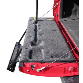 Bedrug Tailgate Mat | 2008 - 2016 Ford Super Duty with factory stepgate , Charcoal Grey, 1 pc. | BMQ08SGTG