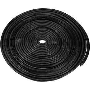 Car Door Edge Guard, 32.8ft U Shape Rubber Edge Trim Seal Strip Protector Universal for Car Truck ATV Boat Multifunctional No Glue PVC Iron Black
