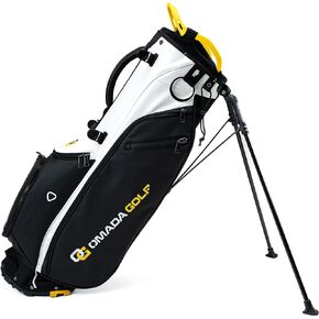 OMADA GOLF Kentri Midsize Golf Bag | Durable & Lightweight Golf Stand Bag | 4-Way Golf Club Divider | Golf Club Bags with Strap & Stand