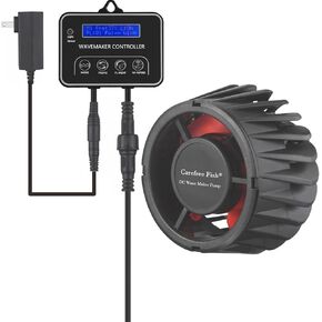 Carefree Fish Magnetic Aquarium Wave Maker Quiet and Strong Powerhead with Digital Led Display Controller 2100GPH DC 24V Submersible Water Inverter Circulation Pump for Freshwater and Saltwater in Kuwait