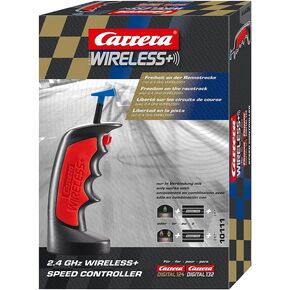 Carrera 10111 Single 2.4GHz Wireless Hand Remote Controller Accessory Part for Digital 132 and 124 Slot car Race Tracks , Red, Black, Blue