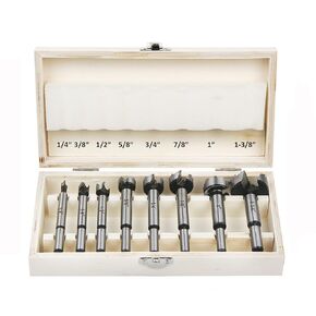 HPHOPE Forstner Bit Set 16Pcs - Forstner Bits for Wood, Wood Drilling with Storage Case
