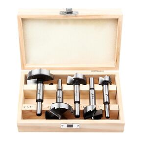 HPHOPE Forstner Bit Set 16Pcs - Forstner Bits for Wood, Wood Drilling with Storage Case