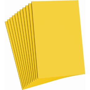 Do²ping Yellow Foam Sheets Crafts, 8.5x5.5 Inch Eva Craft Foam Paper for Crafts Project Classroom Scrapbook DIY Cosplay (Yellow-10 Sheets)