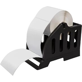 Label Holder for Rolls and Fan-Fold Labels,Black Stand for 4x6" Thermal Label Printer