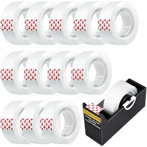 شريط سوبيتو الشفاف، عبوات الشريط لموزع المكتب 6 لفات شريط شفاف غير مرئي، 3/4 بوصة × 984 بوصة in Kuwait