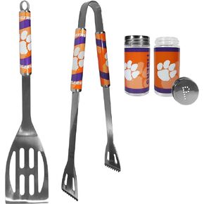 NCAA Siskiyou Sports Fan Shop Clemson Tigers 2pc BBQ Set with Tailgate Salt & Pepper Shakers One Size Team Color
