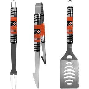NHL Siskiyou Sports Fan Shop Philadelphia Flyers Tailgater BBQ Set 3 piece Team Color
