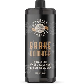 STEALTH GARAGE Brake Bomber Car Wheel Cleaner Spray — Non-Acidic Brake Dust Remover Wheel Cleaner & Bug Remover for Cars, Trucks and more — Fast Acting, Versatile, and Safe for Most Finishes (32 oz)