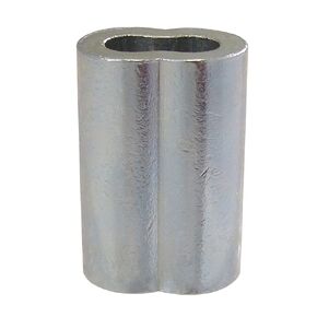 Loos Cableware SL2-12P Zinc Plated Copper Crimping Sleeve Set for 3/8" Diameter Wire Rope (2 Piece)