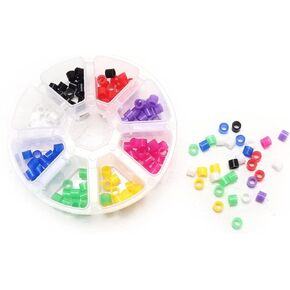Dental Color Code Rings Medical Grade Silicone Material Mixed Colorfull (160Pcs/Box)