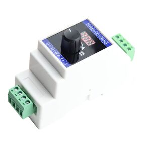 Taidacent Din Rail Type RS485 Modbus RTU PLC Control 0-20mA 4-20mA Signal Generator Current Signal Generator DC24V Adjustable Valve Analog Current Simulator with Display (Only 4-20mA Output)