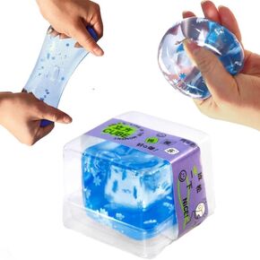 Stress Balls for Kids and Adults, Ice Cube Sensory Toys for Autism ADHD, Squeeze Ball Stress Relief Toys for Boys Girls
