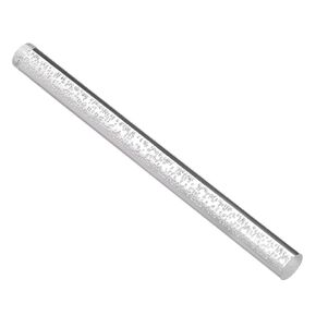 uxcell Acrylic Round Rod,1 inch Diameter 10 inch Length,Clear,Bubble Solid Plastic PMMA Bar Stick