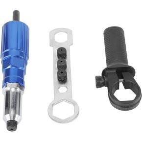 Fdit Rivet Gun Head Attachment, Rivet Drill Attachment for Drill Riveter Electric Rivet Nut Gun Riveting Tool Riveting Drill Conversion Adaptor Insert Nut Tool