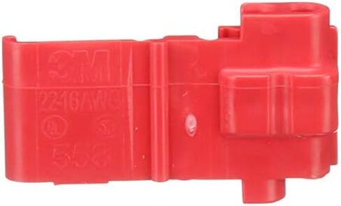 3M Electrical IDC 558-BULK، تشغيل وصنبور، مثبطات اللهب، أحمر، 22-16 AWG، (عبوة من 500) in Saudi Arabia