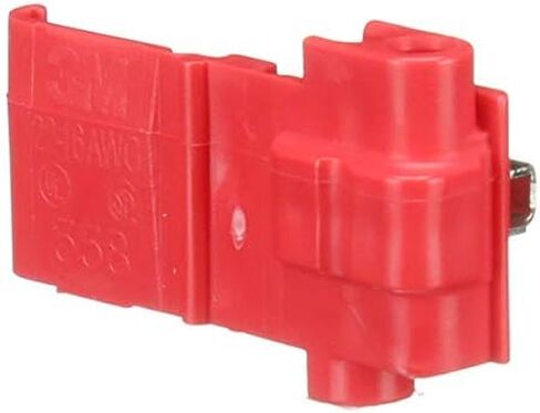 3M Electrical IDC 558-BULK، تشغيل وصنبور، مثبطات اللهب، أحمر، 22-16 AWG، (عبوة من 500) in Saudi Arabia