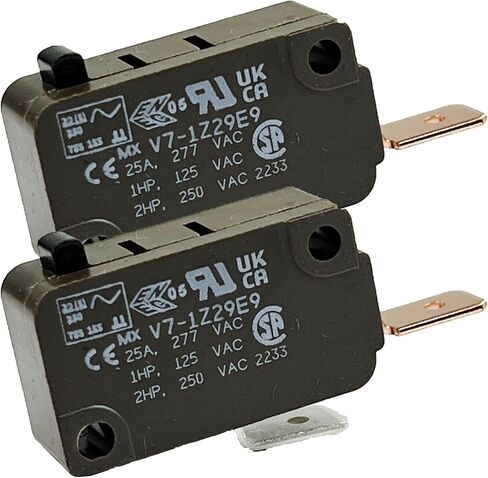 Honeywell Micro Switch Premium Basic / Snap Action Switch 25A @ 250VAC V7-1Z29E9, ( Pack of 2) in Saudi Arabia