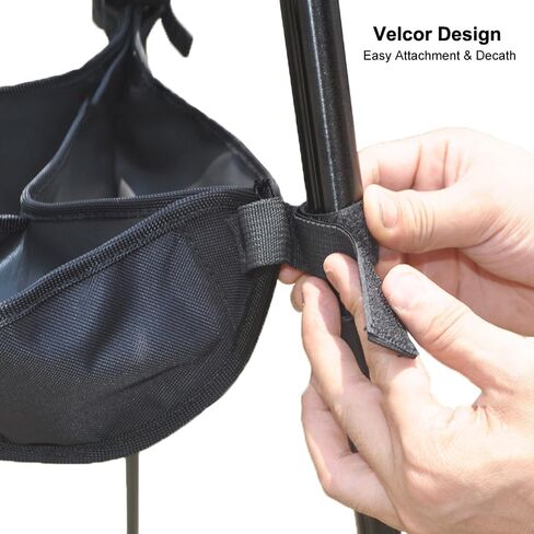 حقيبة وزن حامل ثلاثي القوائم من Xibeys، حقيبة رمل سوداء عالمية شديدة التحمل من الحجر لملحقات التصوير الفوتوغرافي بحامل ثلاثي القوائم in Kuwait