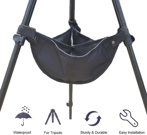 حقيبة وزن حامل ثلاثي القوائم من Xibeys، حقيبة رمل سوداء عالمية شديدة التحمل من الحجر لملحقات التصوير الفوتوغرافي بحامل ثلاثي القوائم in Kuwait