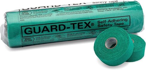 Guard-Tex Blue 3/4" Protective Finger Tape - Flexible Self-Adhesive Cut & Blister Bandage Wrap, Non-Slip Used as Sports Tape for Athletes, Workers & Hobbyists - 12 Rolls x 30 Yards in Saudi Arabia