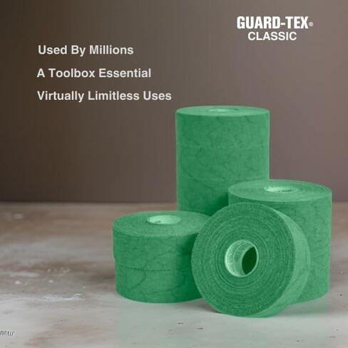 Guard-Tex Blue 3/4" Protective Finger Tape - Flexible Self-Adhesive Cut & Blister Bandage Wrap, Non-Slip Used as Sports Tape for Athletes, Workers & Hobbyists - 12 Rolls x 30 Yards in Saudi Arabia