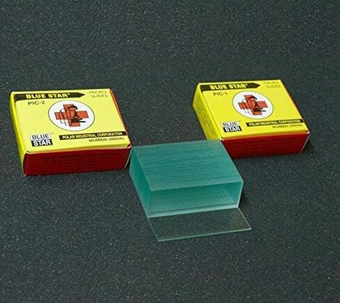 Aggstrom 50 شريحة مجهر زجاجية فارغة مُنظفة مسبقًا و100 قطعة غطاء زجاجي مربع مُنظف مسبقًا زلات أغطية in Kuwait