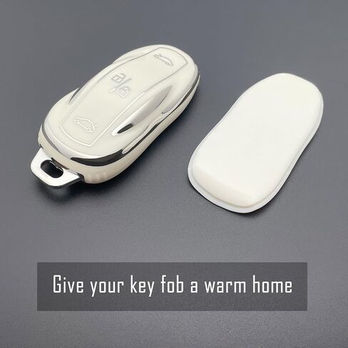 حامل غطاء مفتاح فوب من تاندريف لسيارة تيسلا موديل S (X Y 3)، أسود in Kuwait