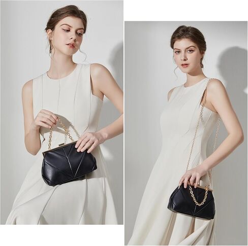Elsblossion Clutch Purses for Women, PU Leather Evening Bag, Evening Handbags for Party, Prom, Wedding in Saudi Arabia