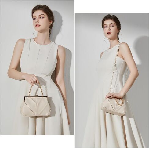 Elsblossion Clutch Purses for Women, PU Leather Evening Bag, Evening Handbags for Party, Prom, Wedding in Saudi Arabia