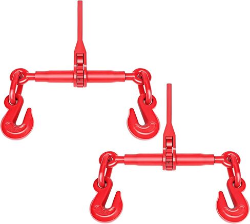 مجلد تحميل السقاطة من Olenyer، عبوتان من مجلدات التحميل مقاس 3/8-1/2 بوصة، حد حمل العمل مع 9200 رطل، قوة كسر 33000 رطل، مع خطاف تصارع، ربط الأحمال الثقيلة بشاحنة أو مقطورة مسطحة in Kuwait