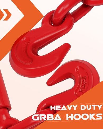 مجلد تحميل السقاطة من Olenyer، عبوتان من مجلدات التحميل مقاس 3/8-1/2 بوصة، حد حمل العمل مع 9200 رطل، قوة كسر 33000 رطل، مع خطاف تصارع، ربط الأحمال الثقيلة بشاحنة أو مقطورة مسطحة in Kuwait