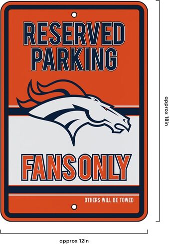 FOCO NFL Team Logo Wall Road Sign in Saudi Arabia