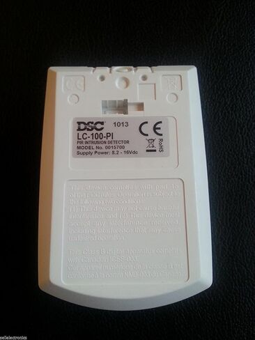 تايكو سيفتي برودكتس DSC LC100PI جهاز كشف الأشعة تحت الحمراء الرقمي مع مناعة للحيوانات الأليفة in Kuwait