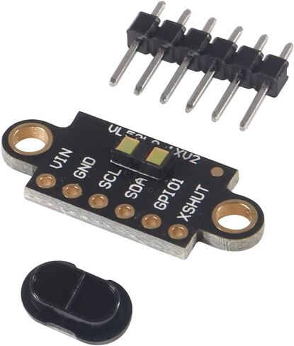 AITRIP 2PCS VL53L1X Laser Ranging Flight Time Sensor Module with Cover 3V-5V Distance 400cm Measurement Extension Board Module for Arduino in Saudi Arabia