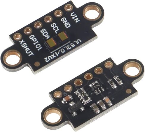 AITRIP 2PCS VL53L1X Laser Ranging Flight Time Sensor Module with Cover 3V-5V Distance 400cm Measurement Extension Board Module for Arduino in Saudi Arabia
