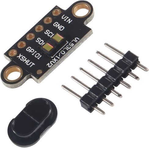 AITRIP 2PCS VL53L1X Laser Ranging Flight Time Sensor Module with Cover 3V-5V Distance 400cm Measurement Extension Board Module for Arduino in Saudi Arabia