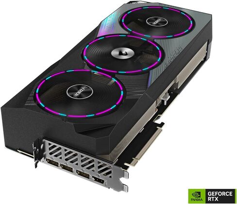 بطاقة رسومات GIGABYTE GV-N4090AORUS M-24GD AORUS GeForce RTX 4090 Master 24G، 3X مراوح WINDFORCE، 24 جيجابايت 384 بت GDDR6X، بطاقة فيديو in Kuwait