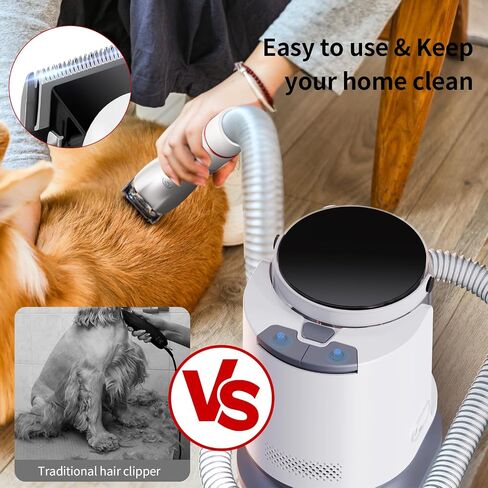 pet grooming vacuum 7-in-one pet Grooming Tool kit It Provides 7 Different Grooming Tools usages and 4 Different Size Guide Combs for Multiple scenarios Convenient and time-saving in Saudi Arabia
