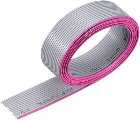 uxcell IDC Wire Flat Ribbon Cable 1m/3.3ft Length 1.27mm Pitch 14 Pins Gray for JTAG/ISP Connecting in Saudi Arabia