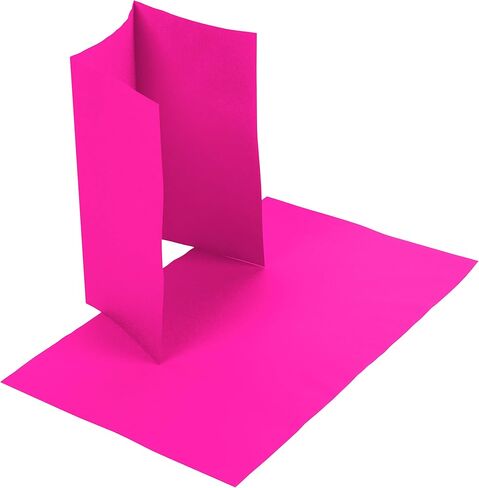 JAM PAPER Legal 65lb Cardstock - 8.5 x 14 Coverstock - 176 gsm - Ultra Fuchsia Pink - 50 Sheets/Pack in Saudi Arabia