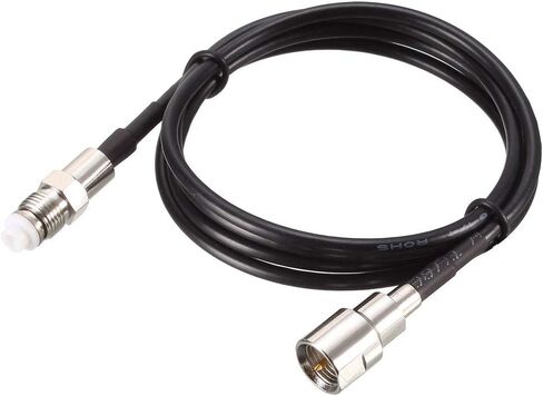 uxcell FME Male to FME Female Antenna Extension Cable RG174 RF Coaxial Cable 2 ft in Saudi Arabia