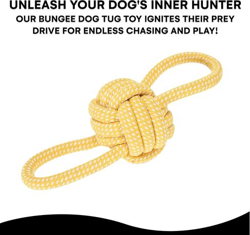 Black Rhino Dog Bungee Tug Toy - Hanging Tether Tug Outdoor Dog Toy - Cotton Textile Bungee Tug Toys for Prey Drive, Tug of War, and Fetch - Dog Outdoor Toys Safe for Dogs' Teeth, arm floaties in Kuwait