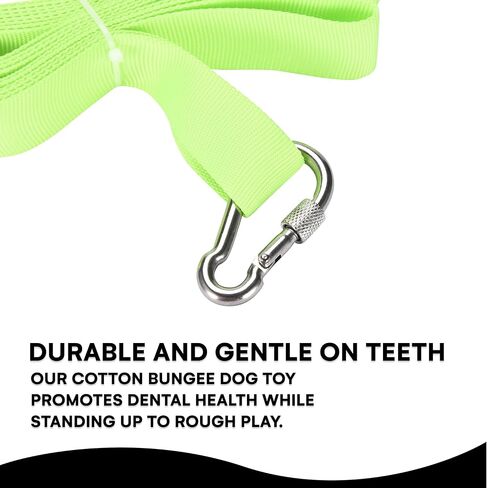 Black Rhino Dog Bungee Tug Toy - Hanging Tether Tug Outdoor Dog Toy - Cotton Textile Bungee Tug Toys for Prey Drive, Tug of War, and Fetch - Dog Outdoor Toys Safe for Dogs' Teeth, arm floaties in Kuwait