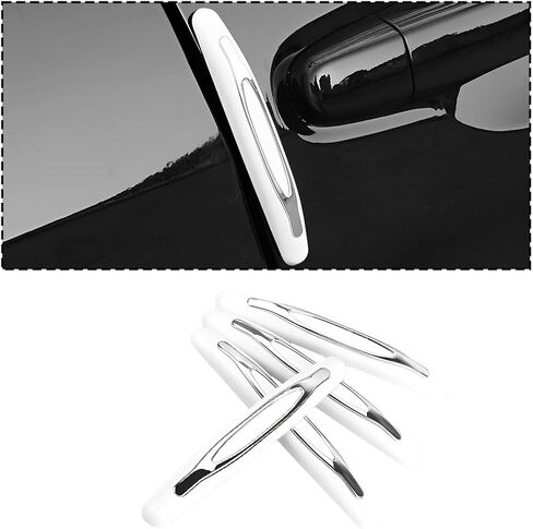 AUCELI 4PCS Car Door Edge Guards Protector, Vehicle Side Door Self Adhesive Anti-Scratch Strip, Automotive Body Anti-Collision Protector Cover Trim Guard, Universal for SUV Pickup Truck in Saudi Arabia