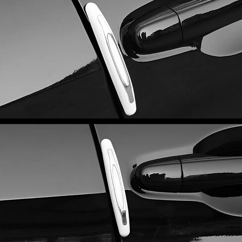 AUCELI 4PCS Car Door Edge Guards Protector, Vehicle Side Door Self Adhesive Anti-Scratch Strip, Automotive Body Anti-Collision Protector Cover Trim Guard, Universal for SUV Pickup Truck in Saudi Arabia