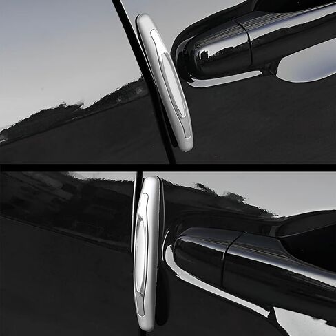 AUCELI 4PCS Car Door Edge Guards Protector, Vehicle Side Door Self Adhesive Anti-Scratch Strip, Automotive Body Anti-Collision Protector Cover Trim Guard, Universal for SUV Pickup Truck in Saudi Arabia